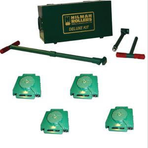 HILMAN ROLLERS KBSD-24N Deluxe Bull Dolly Roller Kits mit drehbarer Diamantoberseite, Nylonrädern, 24 Tonnen Kapazität | CV6ZXA
