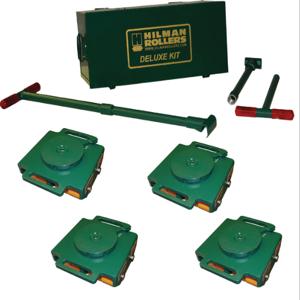 HILMAN ROLLERS KBSS-24P Deluxe Bull Dolly Roller Kits With Swivel-Smooth Top, Polyurethane Wheels, 24 Ton Capacity | CV6ZXT