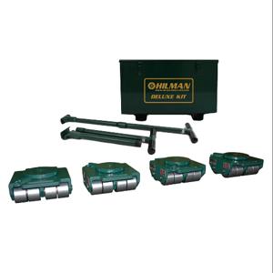HILMAN ROLLERS KBSS-24S Deluxe Bull Dolly Roller Kits With Swivel-Smooth Top, Steel Wheels, 24 Ton Capacity | CV6ZXU