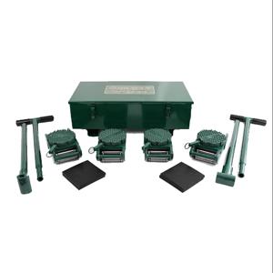 HILMAN ROLLERS KRS-15-SLD Deluxe Roller Kit With Diamond Swivel Top, 15 Ton Capacity | CV6ZYC