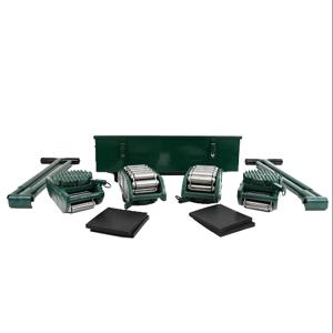 HILMAN ROLLERS KRS-30-SLD Deluxe Roller Kit With Diamond Swivel Top, 30 Ton Capacity | CV6ZYE