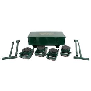 HILMAN ROLLERS KRS-30-SLP Deluxe Roller Kit With Padded Swivel Top, 30 Ton Capacity | CV6ZYF