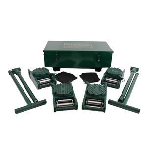 HILMAN ROLLERS KRS-60-SLD Deluxe Roller Kit With Diamond Swivel Top, 60 Ton Capacity | CV6ZYL