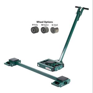HILMAN ROLLERS KTG-10S Complete Tri-Glide Unit With Steel Wheels, 10 Ton Capacity | CV6ZYQ