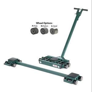 HILMAN ROLLERS KTG-20N Complete Tri-Glide Unit With Nylon Wheels, 20 Ton Capacity | CV6ZYX