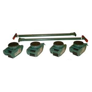HILMAN ROLLERS NRS-12-SLP Roller Set With Padded Swivel Top, 12 Ton Capacity | CV6ZZT