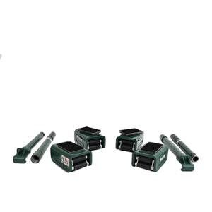 HILMAN ROLLERS NRS-4-2S/2R Roller Set, 4 Ton Capacity, 2 Swivel, 2 Rigid Top Rollers | CV6ZZY