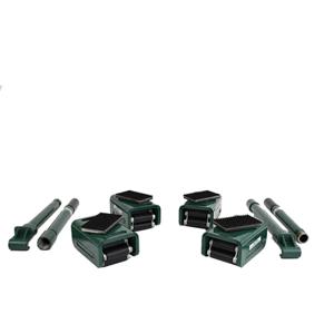 HILMAN ROLLERS NRS-4-4S Roller Set, 4 Ton Capacity, 4 Swivel Top Rollers | CV6ZZZ