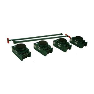 HILMAN ROLLERS NRS-40-SLP Roller Set With Padded Swivel Top, 40 Ton Capacity | CV6ZZX