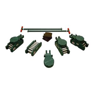 HILMAN ROLLERS RS-100-ERSD Roller Set With Diamond Top Swivel Attachments, 100 Ton Capacity | CV7AAH