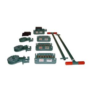 HILMAN ROLLERS RS-40-ERSD Roller Set With Diamond Top Swivel Attachments, 40 Ton Capacity | CV7AAX