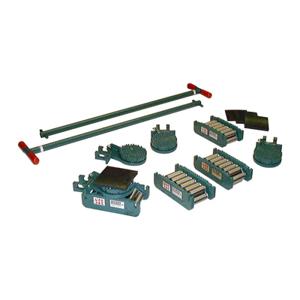 HILMAN ROLLERS RS-50-ERSD Roller Set With Diamond Top Swivel Attachments, 50 Ton Capacity | CV7ABA