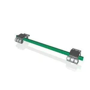 HILMAN ROLLERS TG-R7.5N Rear Unit, For 15 Ton Capacity Dolly, Unit With Nylon Wheels | CV7ADJ