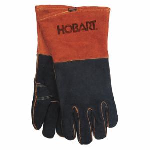 HOBART 770439 Welding Gloves, Keystone Thumb, Cowhide, XL Glove Size, 1 PR | CR4BLA 42RG53