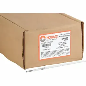 HOBART S112251-G31 Stick Electrode, Carbon Steel, E6011, 5/32 Inch x 14 Inch, 50 lb | CR4BFJ 54JK82