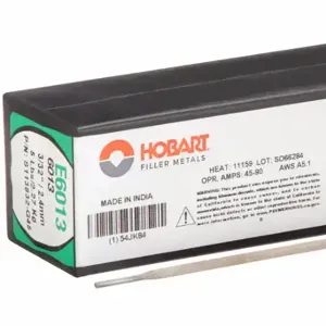 HOBART S113832-G45 Stick Electrode, Carbon Steel, E6013, 3/32 Inch x 14 Inch, 5 lb | CR4BEJ 54JK84