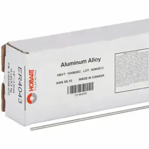 HOBART S163246-G12 TIG Welding Rod, Aluminum, 1/8 Inch x 36 Inch, 10 lb | CR4AJE 54JK91