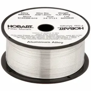 HOBART S163306-G18 Welding Wire, Aluminum, 0.03 Inch, 1 lb | CR4AJT 6ETN5