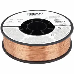 HOBART S308001-G23 MIG Welding Wire, Carbon Steel, ER70S-2, 0.025 in, 11 lb, Plastic Spool | CR4AHH 6ETK4