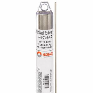 HOBART S309046-G15 Brazing Alloy, Low-Fuming Bronze, 0% Silver, RBCuZn-C, 1/8 Inch x 36 in, Bare | CR3ZPM 6ETP6