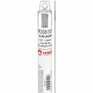 HOBART S512511-G01 TIG Welding Rod, Stainless Steel, ER308/308L, 1/16 Inch x 36 Inch, 1 lb | CR4AJN 54JK93