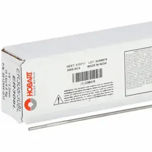 HOBART S512546-G12 TIG Welding Rod, Stainless Steel, ER308/308L, 1/8 Inch x 36 Inch, 10 lb | CR4AJP 33M418