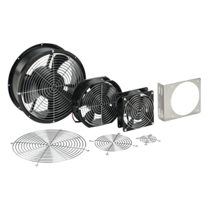 HOFFMAN A2AXFN24 Axial Fan, 24V, 2 Inch Size, 21.5 CFM, Lead Wires | CH8BHD