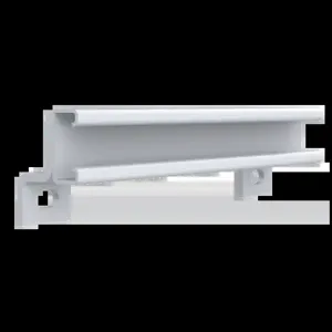 HOFFMAN A10JTMAXK Terminal Block Bracket Kit, Fits 10 Inch Size, 2.69 Inch Depth, White, Steel | CH8ANF