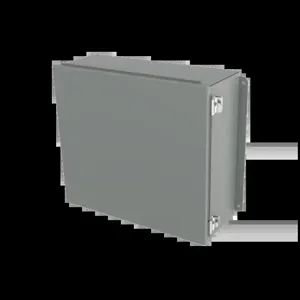 HOFFMAN A1210CHS Enclosure, Continuous Hinge, 12 x 10 x 5 Inch Size, Gray, Steel | CH8APL