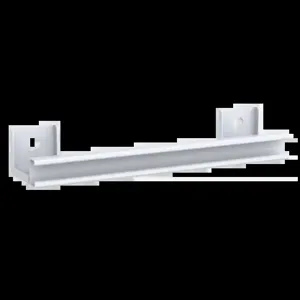 HOFFMAN A36NTMA3 Terminal Block Bracket Kit, Fits 36 Inch Size, 3 Brackets, White, Steel | CH8BRL