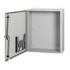 HOFFMAN A24H24BLP3PT Wallmount Enclosure, Continuous Hinge, 3 Point Latch, 24 x 24 x 8 Inch Size, Steel | CH8BEL