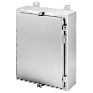 HOFFMAN A20H2408SSLP Enclosure, Wallmount, Hinged With Clamps, 20 x 24 x 8 Inch Size, 304 SS | CH8BAD