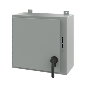 HOFFMAN A20SA2210LPPL Disconnect Enclosure With Handle, 20 x 21.38 x 10 Inch Size, Steel | CH8BBK