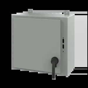 HOFFMAN A20SA2210LPPL Disconnect Enclosure With Handle, 20 x 21.38 x 10 Inch Size, Steel | CH8BBK