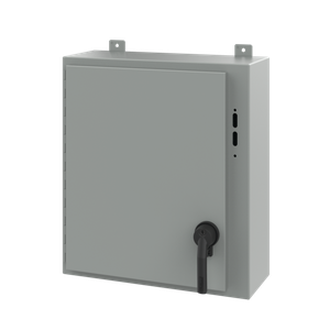 HOFFMAN A24SA2208LPPL Disconnect Enclosure With Handle, 24 x 21.38 x 8 Inch Size, Steel | CH8BGR