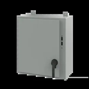 HOFFMAN A24SA2210LPPL Disconnect Enclosure With Handle, 24 x 21.38 x 10 Inch Size, Steel | CH8BGU