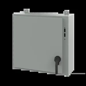 HOFFMAN A24SA2608LPPL Disconnect Enclosure With Handle, 24 x 25.38 x 8 Inch Size, Steel | CH8BGV