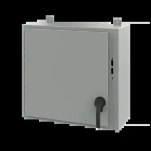 HOFFMAN A24SA2610LPPL Disconnect Enclosure With Handle, 24 x 25.38 x 10 Inch Size, Steel | CH8BGW