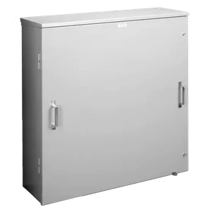 HOFFMAN A484814HCT Current Transformer Cabinet, Hinged Cover, 48 x 48 x 14 Inch Size, Steel | CH8BYM