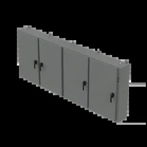 HOFFMAN A42X4E10810 Disconnect Enclosure, Low Profile, Type 12, 42 x 108.5 x 10 Inch Size | CH8BXM