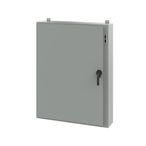 HOFFMAN A48SA3808LPPL Disconnect Enclosure With Handle, 48 x 37.38 x 8 Inch Size, Steel | CH8CAZ