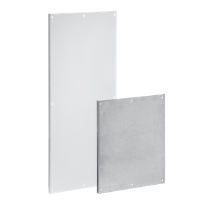HOFFMAN A90P36F2 Panel, With Mounting Channel, Half Length, Fits 90 x 36 Inch Size, White | CH8DRT