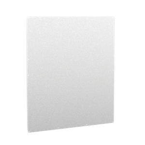 HOFFMAN A86PM75G Panel, With Mounting Stud, Fits 86 x 75 Inch Size, 2 Bay, Galvanized, Steel | CH8DND