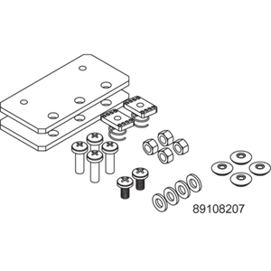 HOFFMAN AHKC1D2LED Replacement Hardware Kit, Hazardous Location LED Lights | CH8EGK