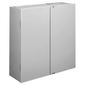 HOFFMAN AMC484812R Metering Cabinet, Type 1, 48 x 48 x 12 Inch Size, Gray, Steel | CH8EJB