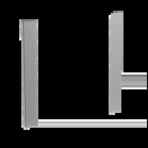 HOFFMAN ARAK24 Rack Mounting Angle, L Style, Steel | CH8EPD