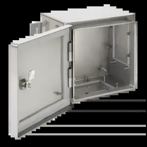 HOFFMAN ATEX624520SS63 Hazardous Location Enclosure, 620 x 450 x 205mm Size, 316 SS, 3 Gland Plates | CH8FFE