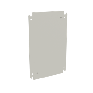 HOFFMAN ATEX38P26 Back Panel, Fits 380 x 260mm Size, White, Steel | CH8FEL