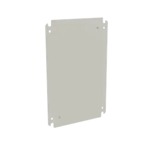 HOFFMAN ATEX38P26 Back Panel, Fits 380 x 260mm Size, White, Steel | CH8FEL