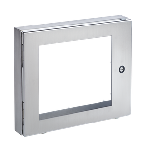 HOFFMAN AWDH2430N4 Deep Hinged Window Kit, 22.19 x 26.14mm Size, Gray, Steel | CH8FJJ